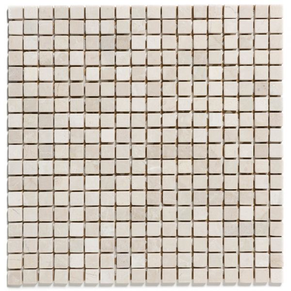 The Mosaic Factory Natural Stone mozaïektegel 30.2X30.2cm Botticino Anticato Mat (NMS200) - Vierkant