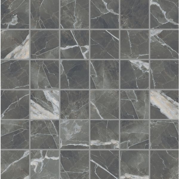 Florim Mos Stone Calacatta Black Smooth 30X30 9mm