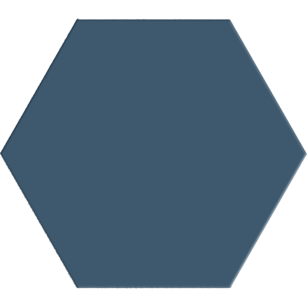 Terratinta Hexa Floor Hexagon Aegean Blue matt 14X16 8,5mm