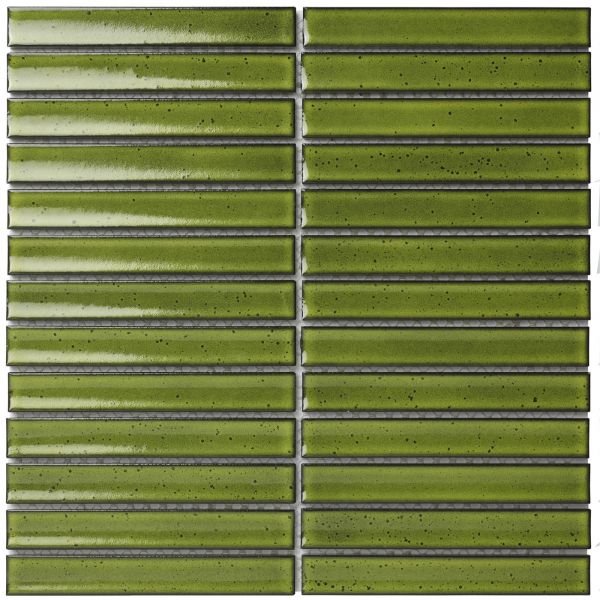 The Mosaic Factory Sevilla mozaïektegel 29.6X29.9cm Green Glans (SEF20550) - Rechthoek