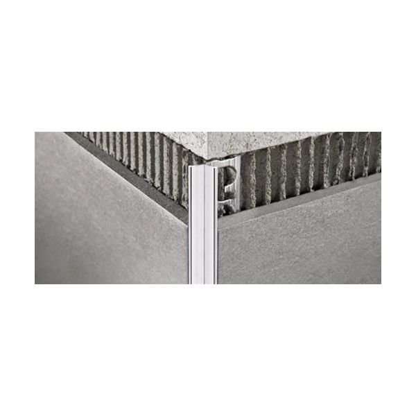 PROGRESS Proterminal Profile Alu. White L-shaped 270cm - 10mm