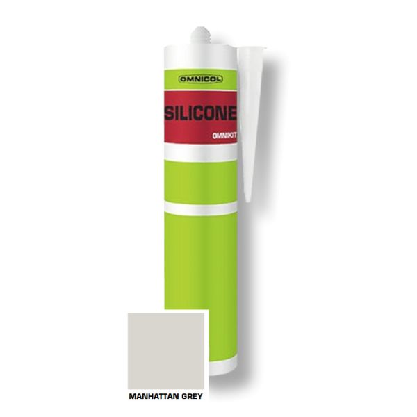 OMNICOL Silicone Manh. Grey 310ml koker