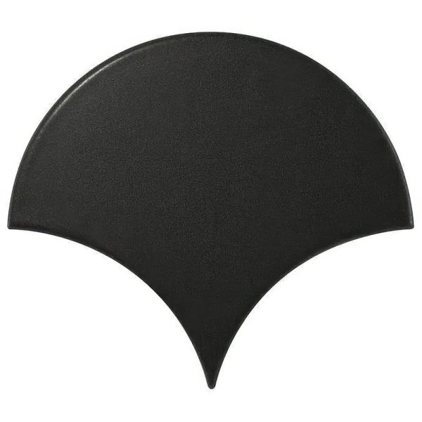 Amos Scala Fan Black Matt 10,6x12