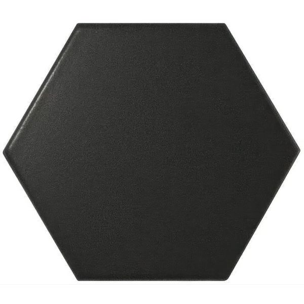 Amos Scala Black Matt 12,4x10,7 Hex.