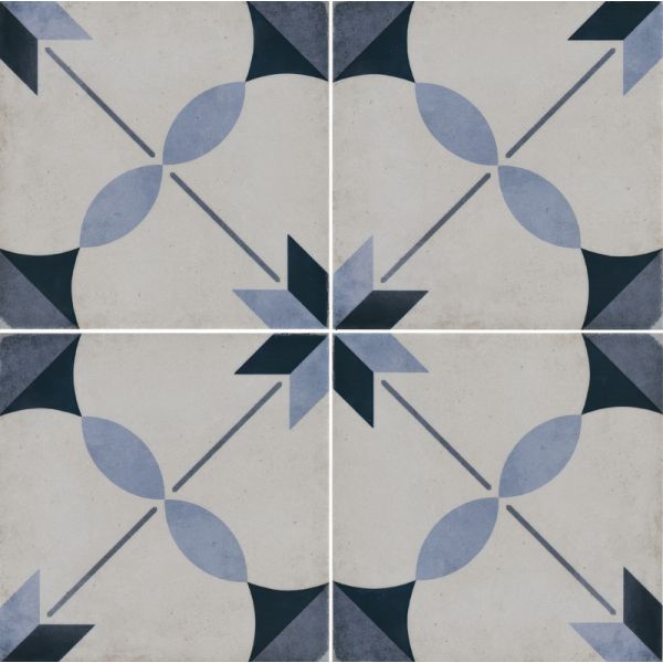 Amos Arte Nova Arcade Blue 20x20 Dec.
