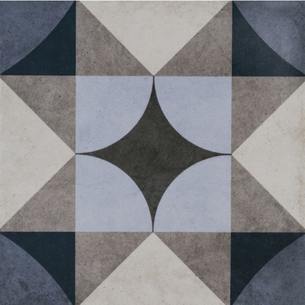 Amos Arte Nova Palais Blue 20x20 Dec.