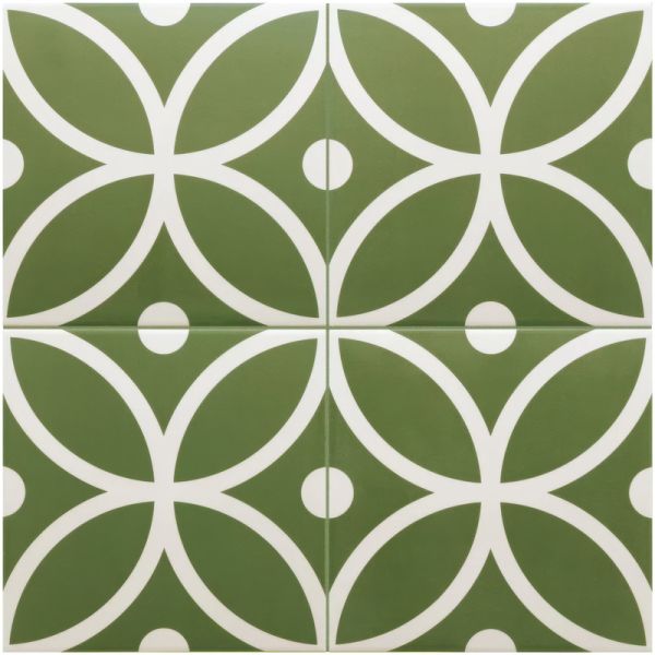 Amos Rivara Bergen Verde 20x20 Dec.