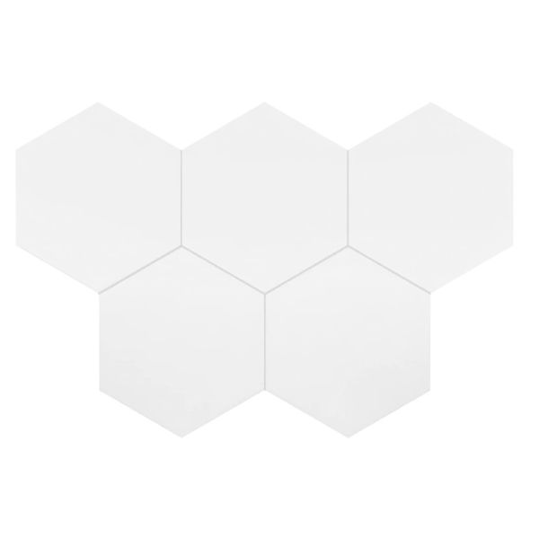 Amos Coambra White 17,5x20 Hexagon