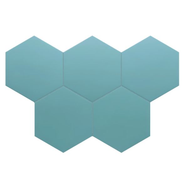 Amos Coambra Azure 17,5x20 Hexagon