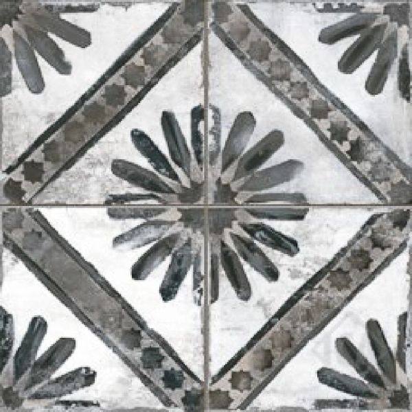 Amos FZ Marrakech Grey / nero 45x45