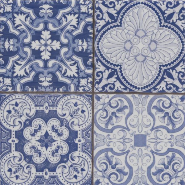 Amos Aravon Blue Glans 20x20 Dec.