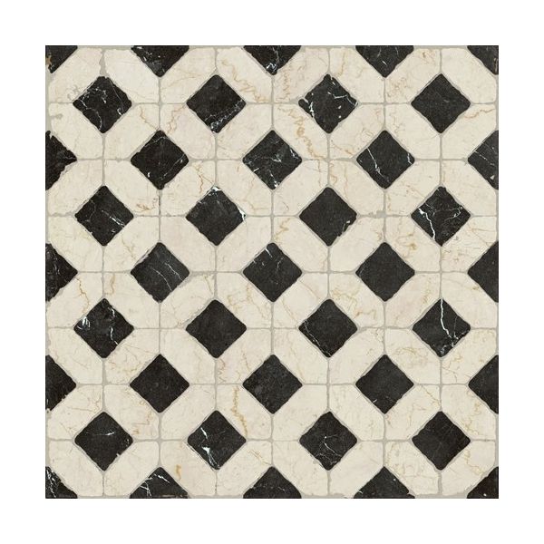 Marmorea Domus Aurea Nero Marquina Ret. 60x60