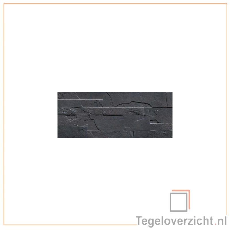 Sichenia Pave Wall House 16,5x41,6cm Zwart Wandtegeldecor (Pave Wall House Nero 1654 Decor) direct online kopen