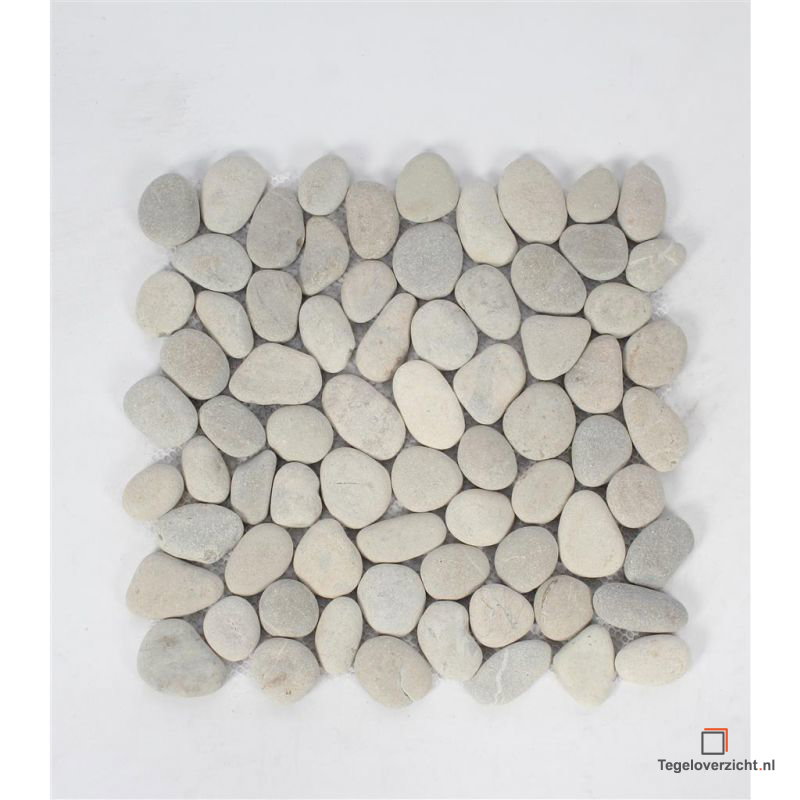 Hamer Selectie Kiezels 30x30cm Beige Mozaïek (Kiezels Tan) direct online kopen