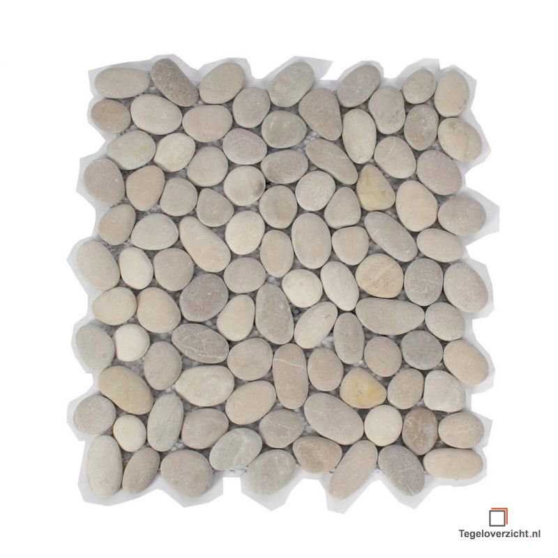 Hamer Selectie Kiezels 30x30cm Wit Mozaïek (Kiezels White) direct online kopen