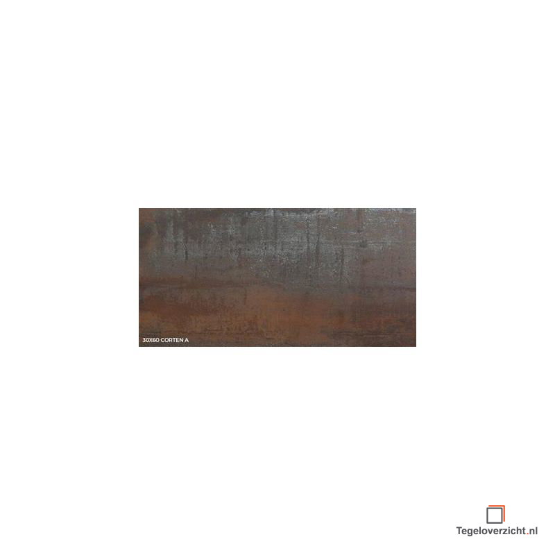 Tau Ceramica Corten 30x60cm Bruin Vloertegel (Corten A Bronce Rtt) direct online kopen