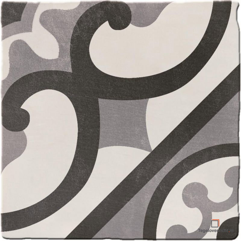 Velsa Tiles Cementum 13x13cm Mix Wanddecor (Cementum Black & White) direct online kopen