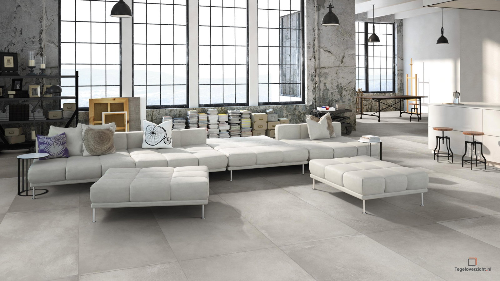 Dado Ceramica in een moderne woonkamer