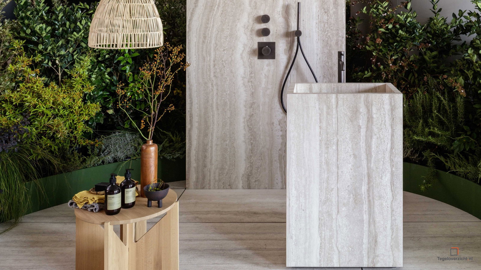 Kronos Nativa NA003 Slab 120X280cm Aurum 6mm Mat Ret.R10 in een interieur