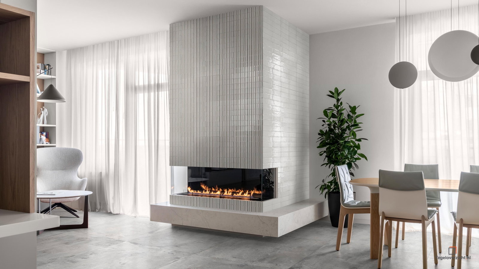Ragno in een moderne woonkamer