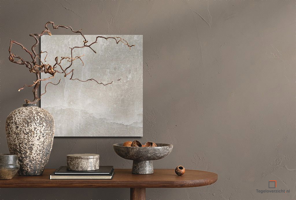 Gazzini Monolith 60x60cm Grijs Mat (606257) in een interieur
