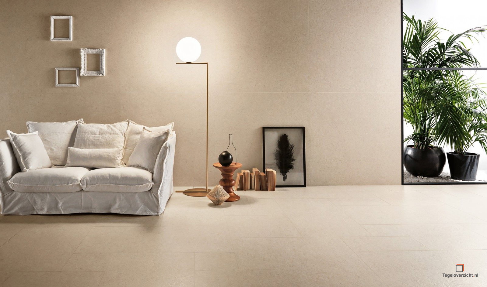 Gigacer in een moderne woonkamer