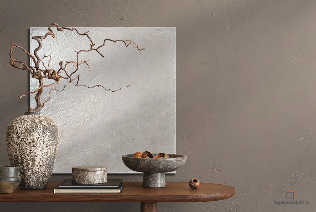 Knight Castle 80x80cm Grijs Mat (CASTLE GREY 80X80 RET) in een interieur