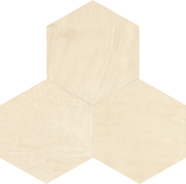 Gazzini Decostyle 22x25cm Beige Mat voor hexagon tegels badkamer