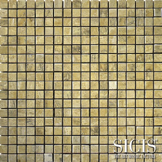 Sicis Gold Travertine natuursteen mozaiek